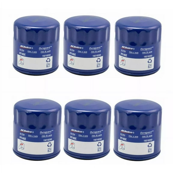 AC Delco PF46 Engine Oil Filter Kit Set of 6 for Chevy GMC Cadillac Olds Pontiac
