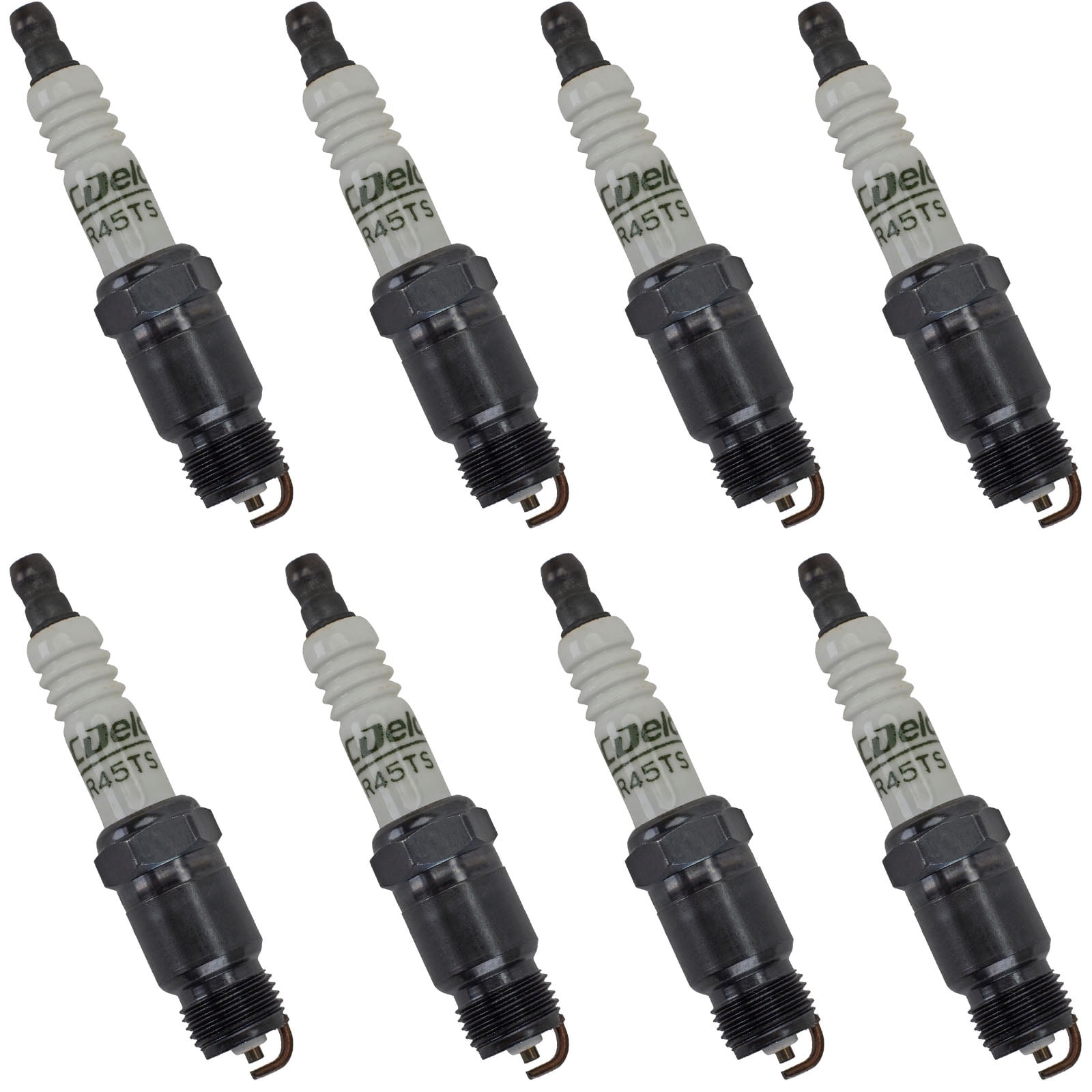 AC Delco R45TS Conventional Spark Plugs, Set of 8