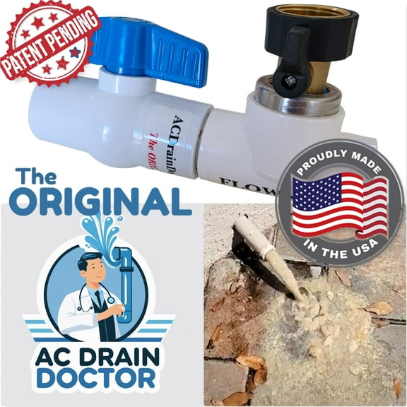 AC Drain Doctor Condensate Line Cleaner Tool. No More Clogs Ever.