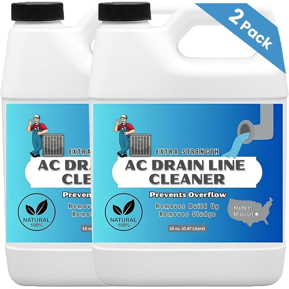 AC Drain Line Cleaner – Extra Strength | Clears Clogs & Buildup in HVAC ...