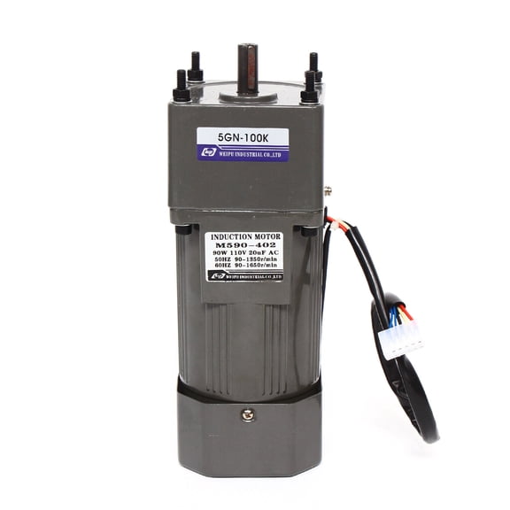 AC Gear Motor Electric Motor Variable Speed Controller 13.5RPM 1:100 90W AC110V