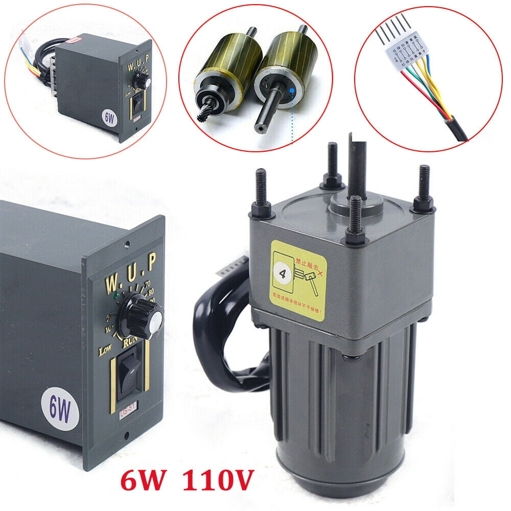 AC Gear Motor Electric+ Variable Speed Reduction Controller 135RPM ...