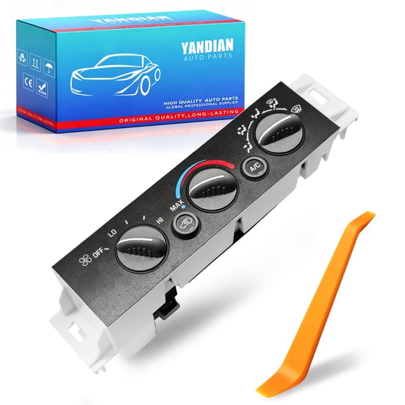 AC Heater Climate Control Module with Manual A/C Controls and Rear Window Defogger