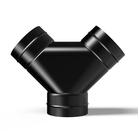 AC Infinity 3-Way Duct Splitter, 4 x 4 x 4" Exhaust Pipe Splitter Y Connector, for Indoor Growing Tents Dryer Vent Hoses