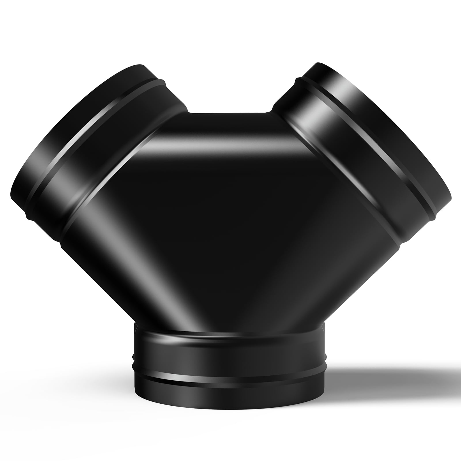 AC Infinity 3Way Duct Splitter, 6 x 6 x 6" Exhaust Pipe Splitter Y