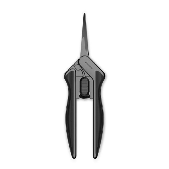 AC Infinity 6.6 Stainless Steel Pruning Shear, Lightweight Ergonomic Design, Straight Precision Blades with Nonstick Teflon Coating for Gardening, Hydroponics, Grow Tents