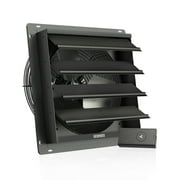 AC Infinity AIRLIFT S14, Shutter Exhaust Fan 14” with 10-Speed Controller, EC Motor - Wall Mount Ventilation and Cooling for Sheds, Attics, Workshops, and Greenhouses