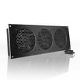 thumbnail image 1 of AC Infinity AIRPLATE S9, Quiet Cooling Fan System 18" with Speed Control, for Home Theater AV Cabinet Cooling, 1 of 7