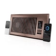 thumbnail image 1 of AC Infinity AIRTAP T4 Bronze, Register Booster Fan for 4” x 10” Vents, Thermostat Control Improves Heating & Cooling, Quiet 10-Speed Remote Control & Bluetooth App. ONLY FITS 4” x 10” Duct Openings, 1 of 7