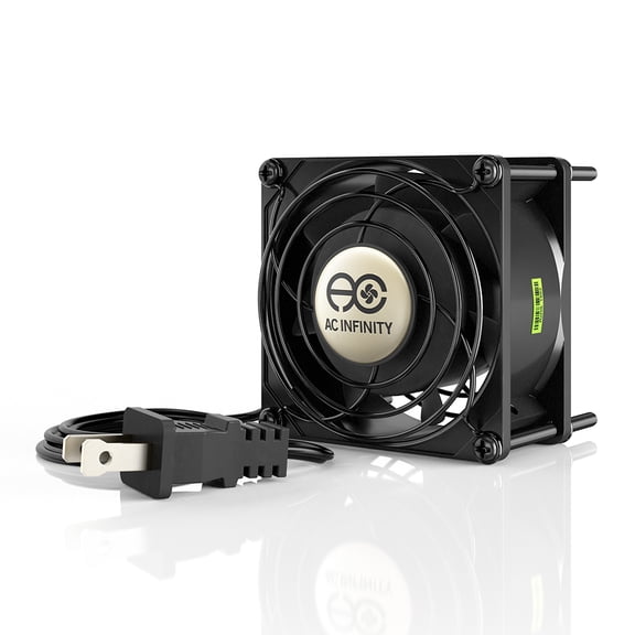 AC Infinity AXIAL 8038, Muffin Cooling Fan, 120V AC 80mm by 80mm by 38mm Low Speed