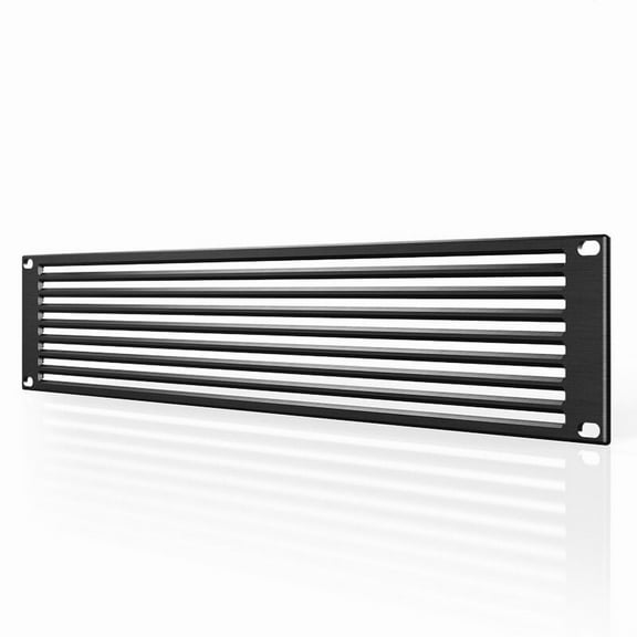AC Infinity Anodized Aluminium Rack Panel Vented 2U