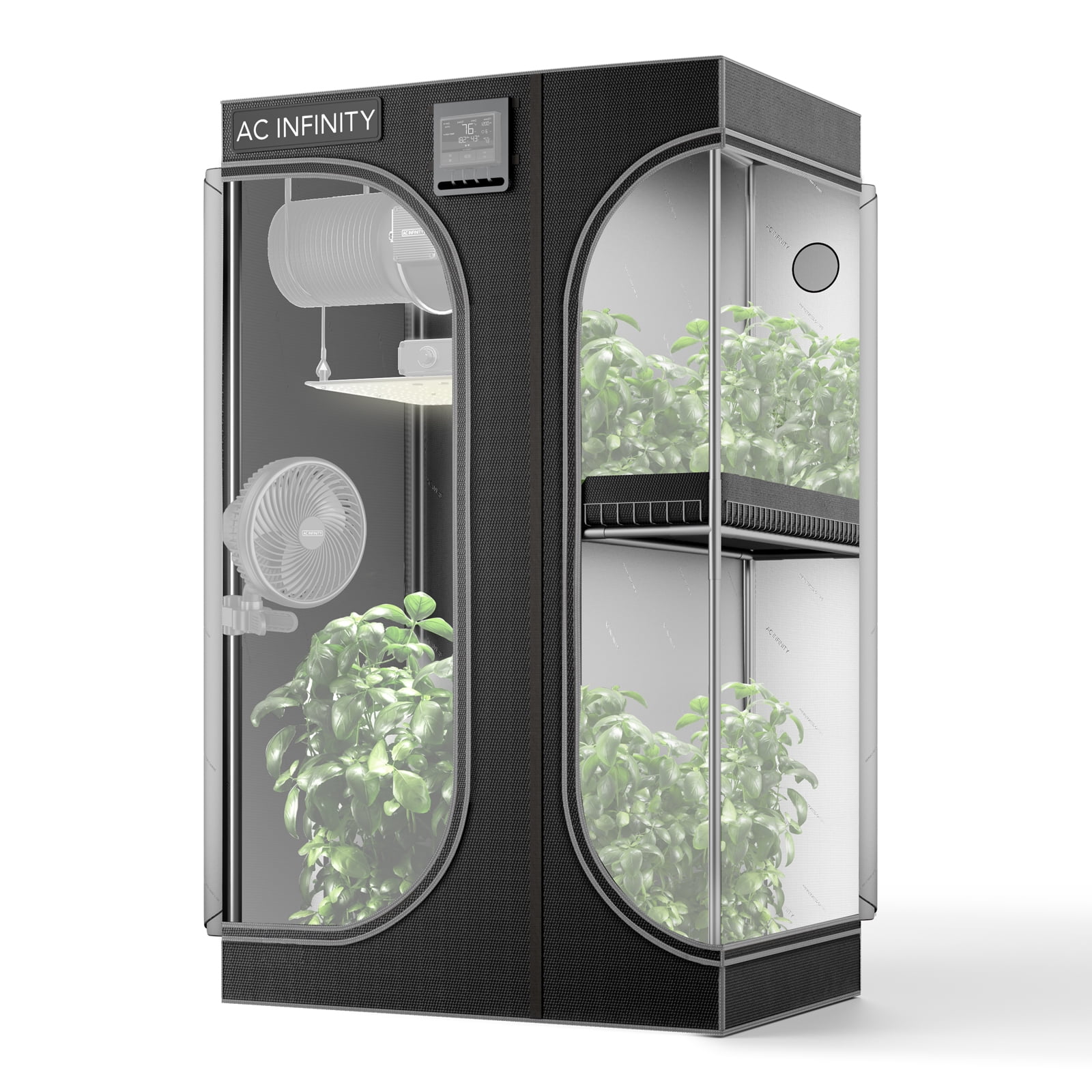 AC Infinity CLOUDLAB 632D 2in1 Advance Grow Tent, 36”x24”x72
