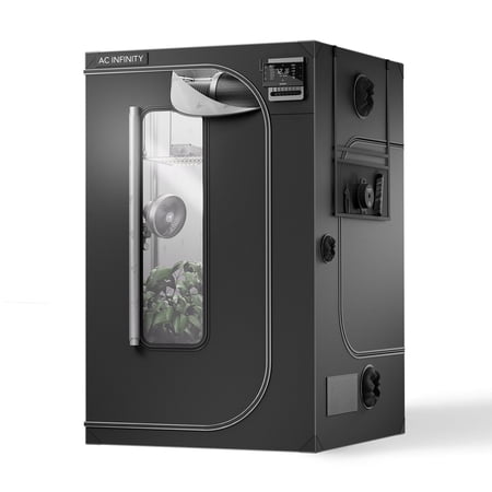 AC Infinity CLOUDLAB 866, Advance Grow Tent 5x5, Thickest 1" Poles, 2000D Mylar Canvas, Lab-Tested Highest Reflectivity, Largest Zipper Window, Controller Mount Plate, 60" x 60" x 80" Indoor Growing
