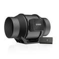 thumbnail image 1 of AC Infinity CLOUDLINE A6, Quiet 6” Inline Duct Fan with Speed Controller - Ventilation Exhaust Fan for Heating Cooling Booster, Grow Tents, Hydroponics, 1 of 7