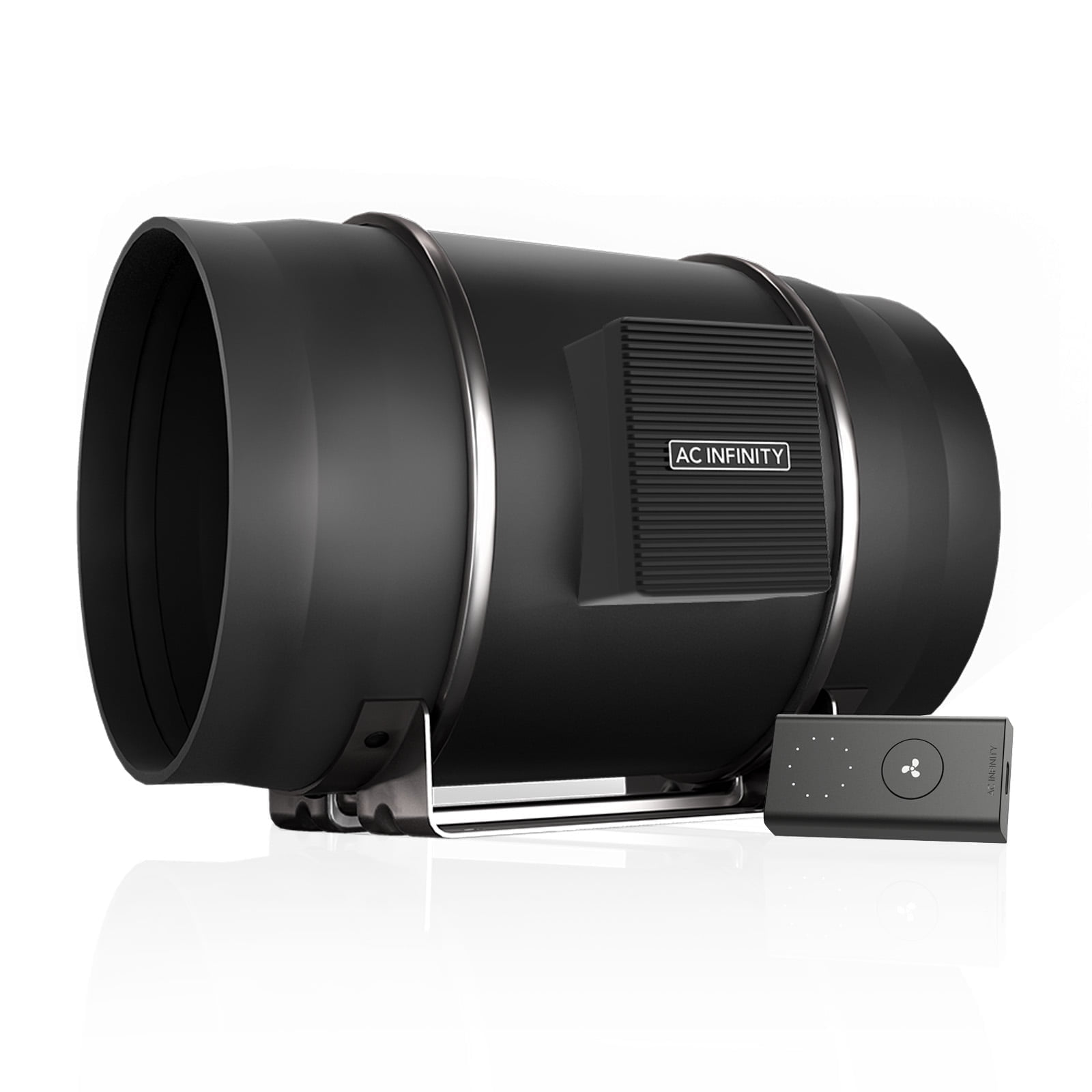 AC Infinity CLOUDLINE S10 PRO, Quiet 10” Inline Duct Fan with 10-Speed Controller, EC-Motor Ventilation Exhaust Fan for Heating Cooling Booster, Grow Tents, Hydroponics