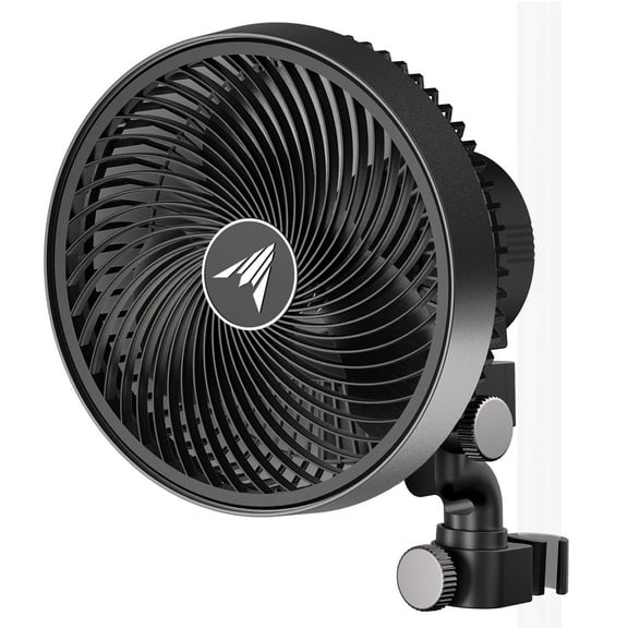 AC Infinity CLOUDRAY S9, Grow Tent Clip Fan 9 with Redesigned Long-Life EC Motor, 10 Dynamic Wind Speeds and 10-Level Oscillation, Weatherproof IP-54, for Hydroponics Circulation Cooling.