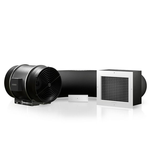 AC Infinity CLOUDWAY Whole House EC Fan S12, 1600 CFM with Remote 10-Speed Wireless Fan Controller, 12 Ceiling Mount House Attic Vent Fan, Exhaust Home Ventilation System