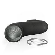 AC Infinity Flexible 10-Inch Aluminum Ducting, Heavy-Duty Four-Layer Protection, 25-Feet Long for Heating Cooling Ventilation and Exhaust