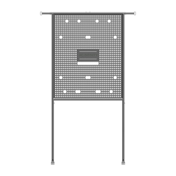 AC Infinity Gear Board, Grow Tent Equipment Board with Cable Management Slots, Steel Wall Organizer Mounts Clip Fans, Controllers, LED Drivers, and Ballasts in 5x5 Grow Tents or Smaller