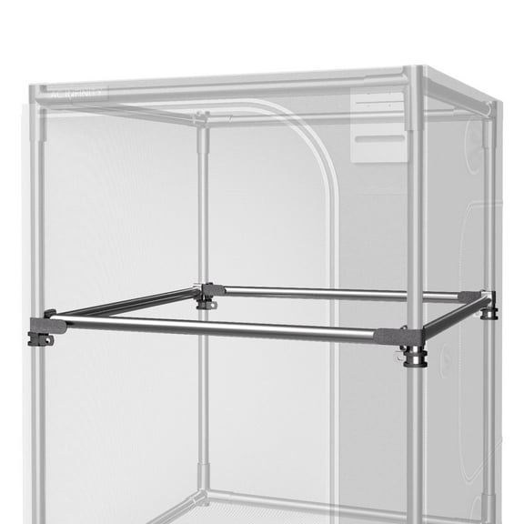 AC Infinity Heavy-Duty Grow Tent Mounting Bars 5x5', High Airflow CFM Kit Prevents Walls from Sucking In, Trellis and Supplemental Lights Mounting for All 5x5 Indoor Grow Tents