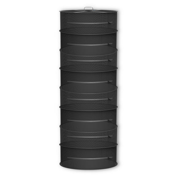 AC Infinity Herb Drying Rack, 8-Layer Hanging Mesh Net 51 for Plants, Seeds, and Buds, 24" Diameter Fit in Grow Tents Closets Hydroponics