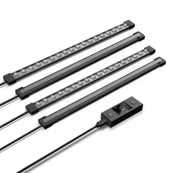 AC Infinity IONBEAM S16, Full Spectrum LED Grow Light Bars 16, Deeper Penetration Samsung LM301H EVO Diodes and Digital Dimming Timer Controller, for Veg Bloom Indoor Plants, Grow Tents, Greenhouses