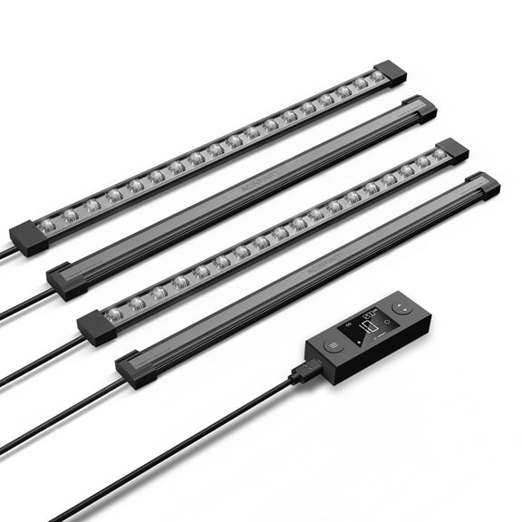 AC Infinity IONBEAM S16, Full Spectrum LED Grow Light Bars 16, Deeper Penetration Samsung LM301H EVO Diodes and Digital Dimming Timer Controller, for Veg Bloom Indoor Plants, Grow Tents, Greenhouses