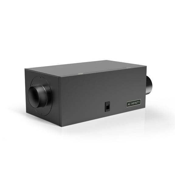 AC Infinity Inline Filter Box 4" with High Efficacy Filter, Whole House HVAC Filtration Kit, Fits 4" Inline Duct Fans, for Fresh Air Intake and Ventilation