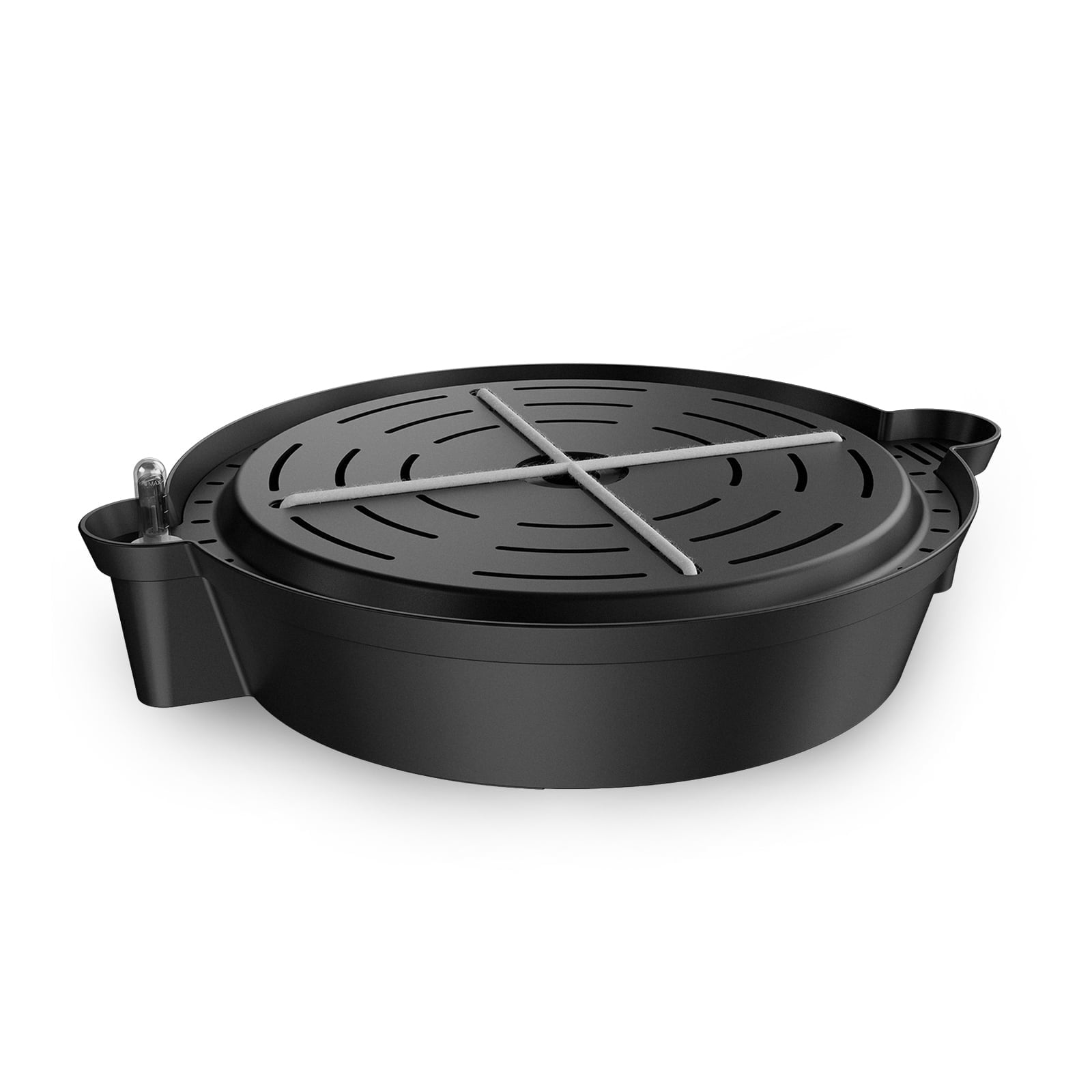 Black Self-Watering Plant Saucers for 5 Gallon Pots, 4-Pack