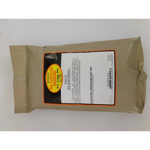 AC Legg Old Plantation Taco Seasoning