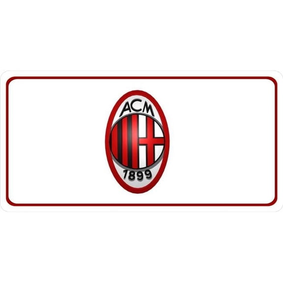 AC Milan Photo License Plate