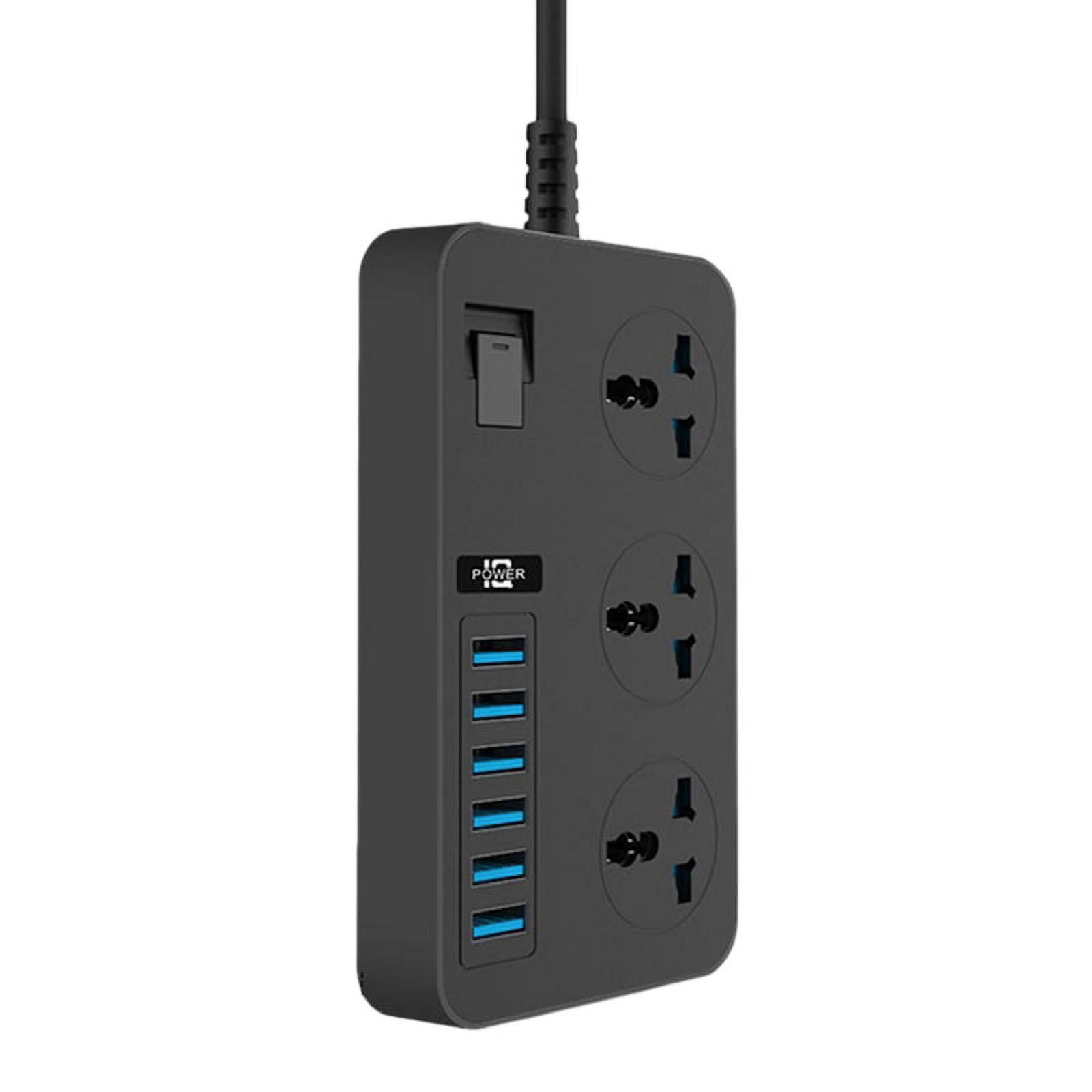 AC Outlet Power Strip Multiprise Extension Cord Electrical Socket with