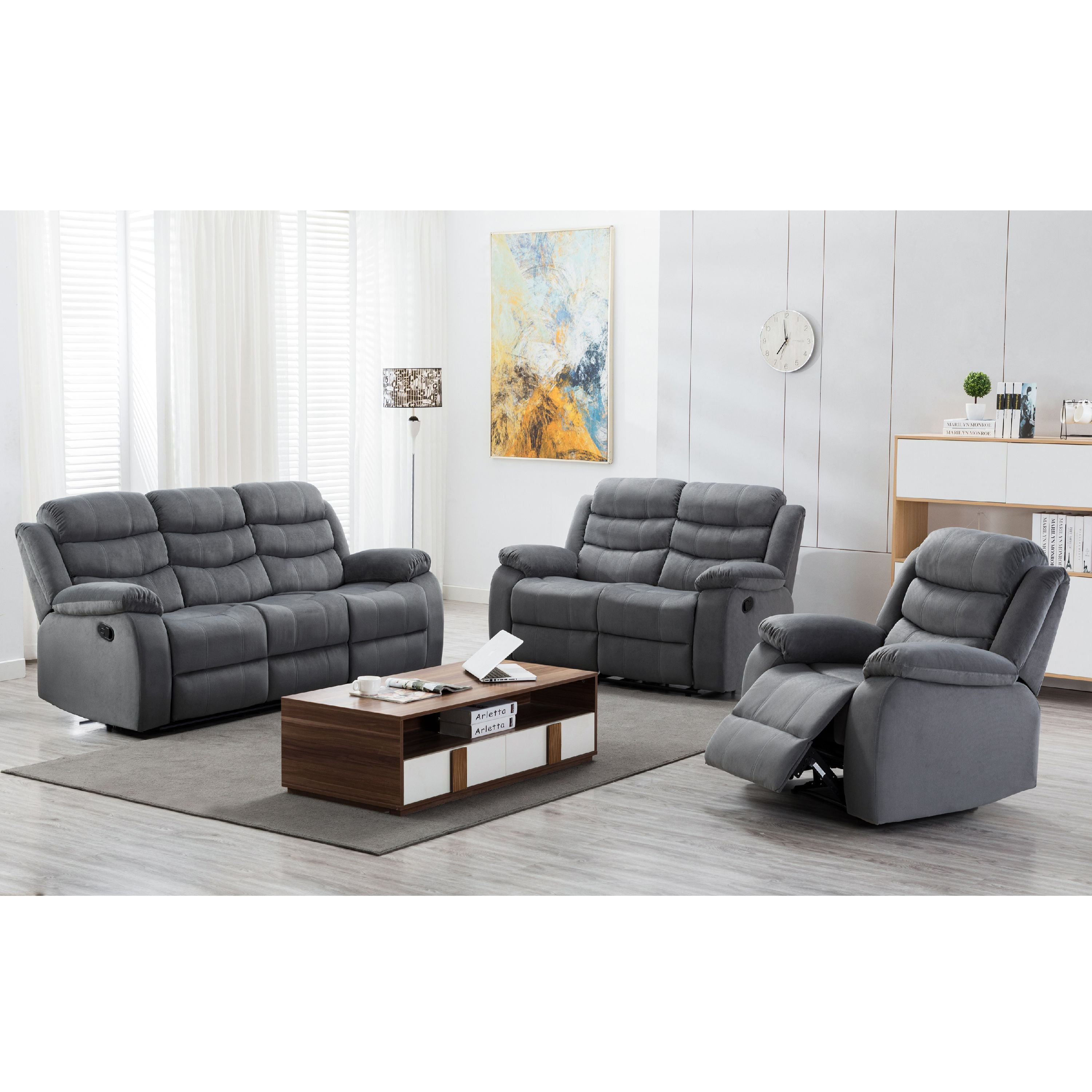 Contemporary 3-Piece Reclining Living Room Nigeria Ubuy
