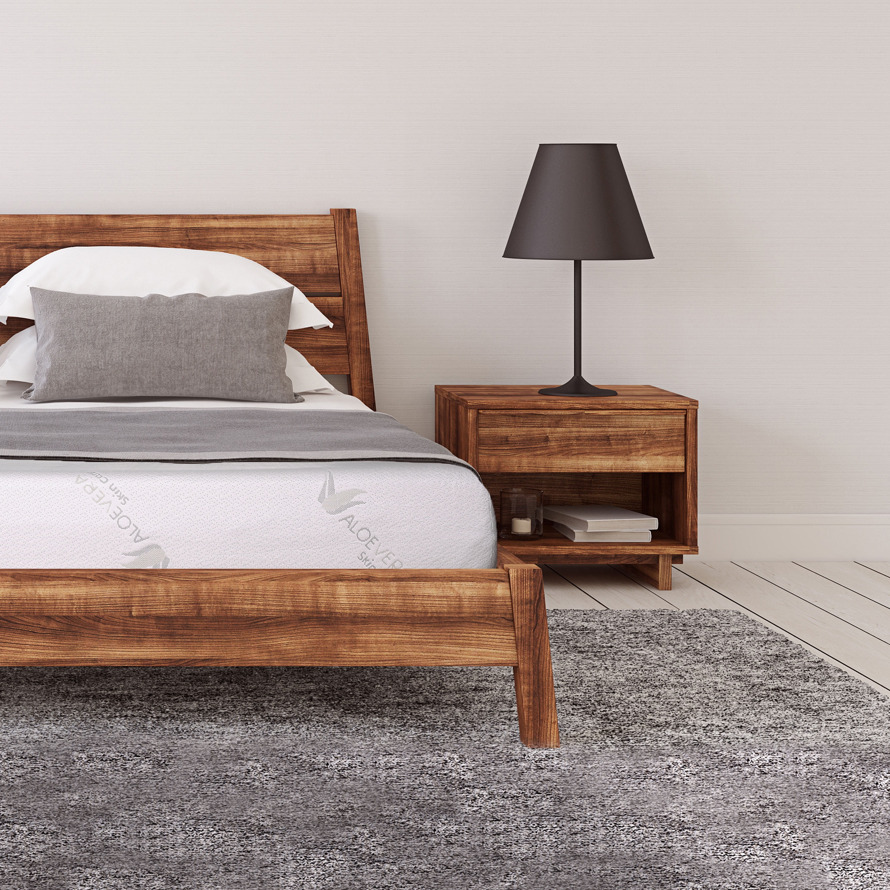AC Pacific Aloe Vera Twin 8" Memory Foam Mattress