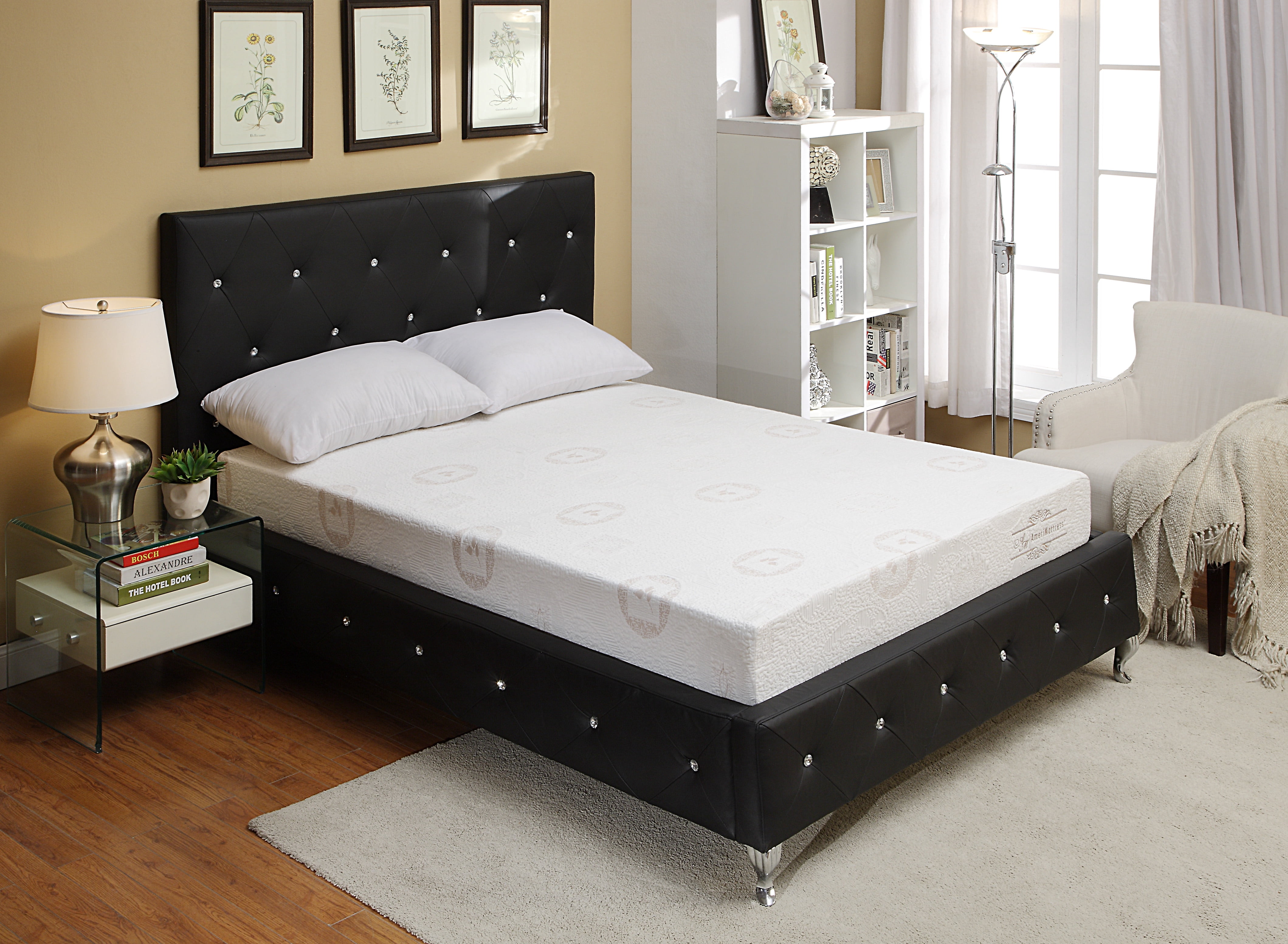 AC Pacific Herbalfusion Twin 8" Green Tea Memory Foam Mattress