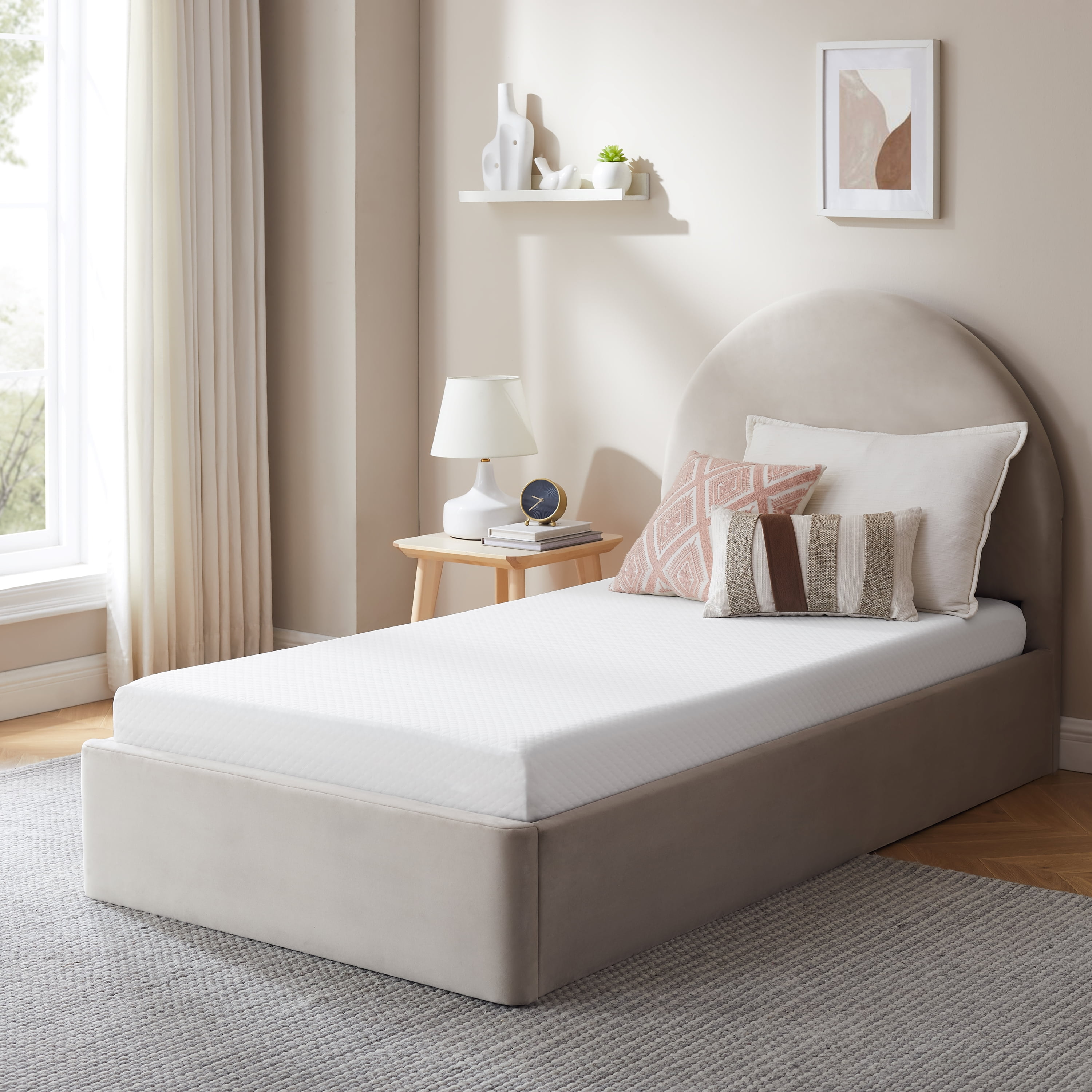 AC Pacific Memory Foam Queen 6" Medium Firmness Mattress