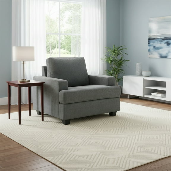 AC Pacific Thomas Modern Adult Armchair, Grey