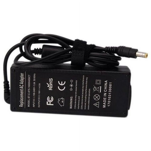 AC Power Adapter Charger For IBM ThinkPad T30 T40 T41 + Power Supply Cord 16V 4.5A 72W (Replacement Parts)