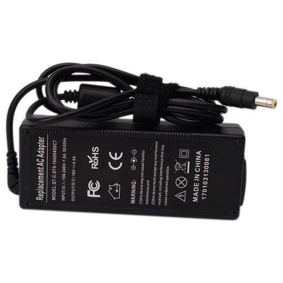 AC Power Adapter Charger For IBM ThinkPad T30 T40 T41 + Power Supply Cord 16V 4.5A 72W (Replacement Parts)