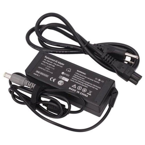 AC Power Adapter Charger For Lenovo IBM Thinkpad R61i + Power Supply Cord 20V 4.5A 90W (Replacement Parts)