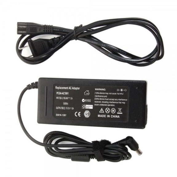 AC Power Adapter Charger For Sony VAIO VAIOGA-ACX1 + Power Supply Cord 19.5V 3A 58W (Replacement Parts)