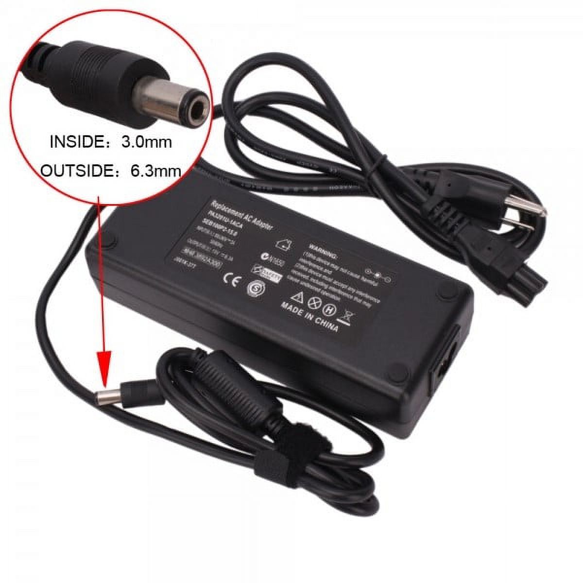 AC Power Adapter Charger For Toshiba Satellite P20-801 + Power Supply Cord 19V 6.3A 120W (Replacement Parts) - image 1 of 1