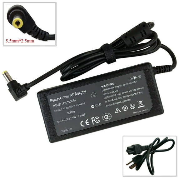 AC Power Adapter Charger Supply Cord for Asus k501 k501ij k50ij u80a w3 Laptop