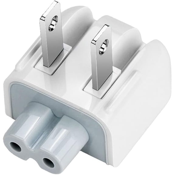 AC Power Adapter Wall Folding Plug Duck Head,US Standard Plug Duck Head Compatible with MaBook Pro Air/Maci Book/Phone/Pod Power Adapter Brick (1 -Pack)