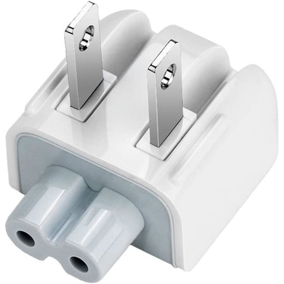 AC Power Adapter Wall Folding Plug Duck Head,US Standard Plug Duck Head Compatible with MaBook Pro Air/Maci Book/Phone/Pod Power Adapter Brick (1 -Pack)