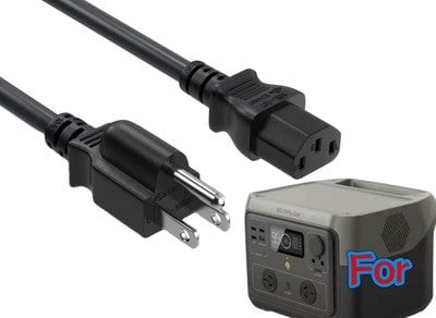 AC Power Cord Cable Compatible with EcoFlow RIVER 2 Pro Portable Power Station
