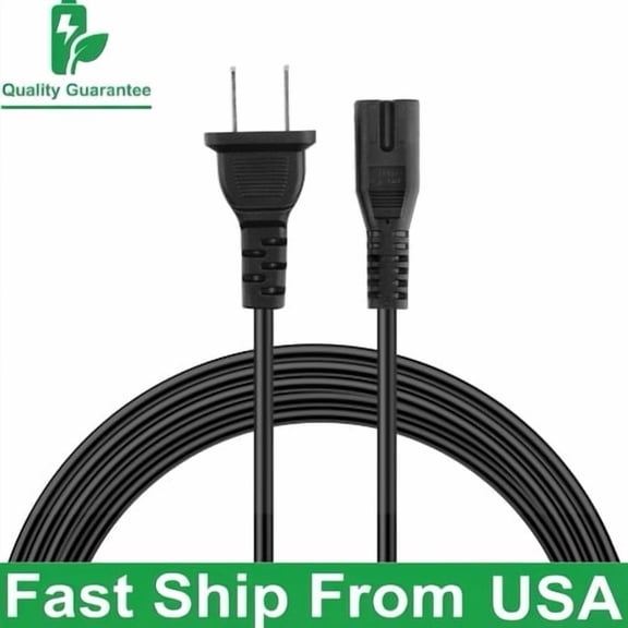 AC Power Cord Cable Compatible with ION Audio Game day Party Bluetooth Speaker