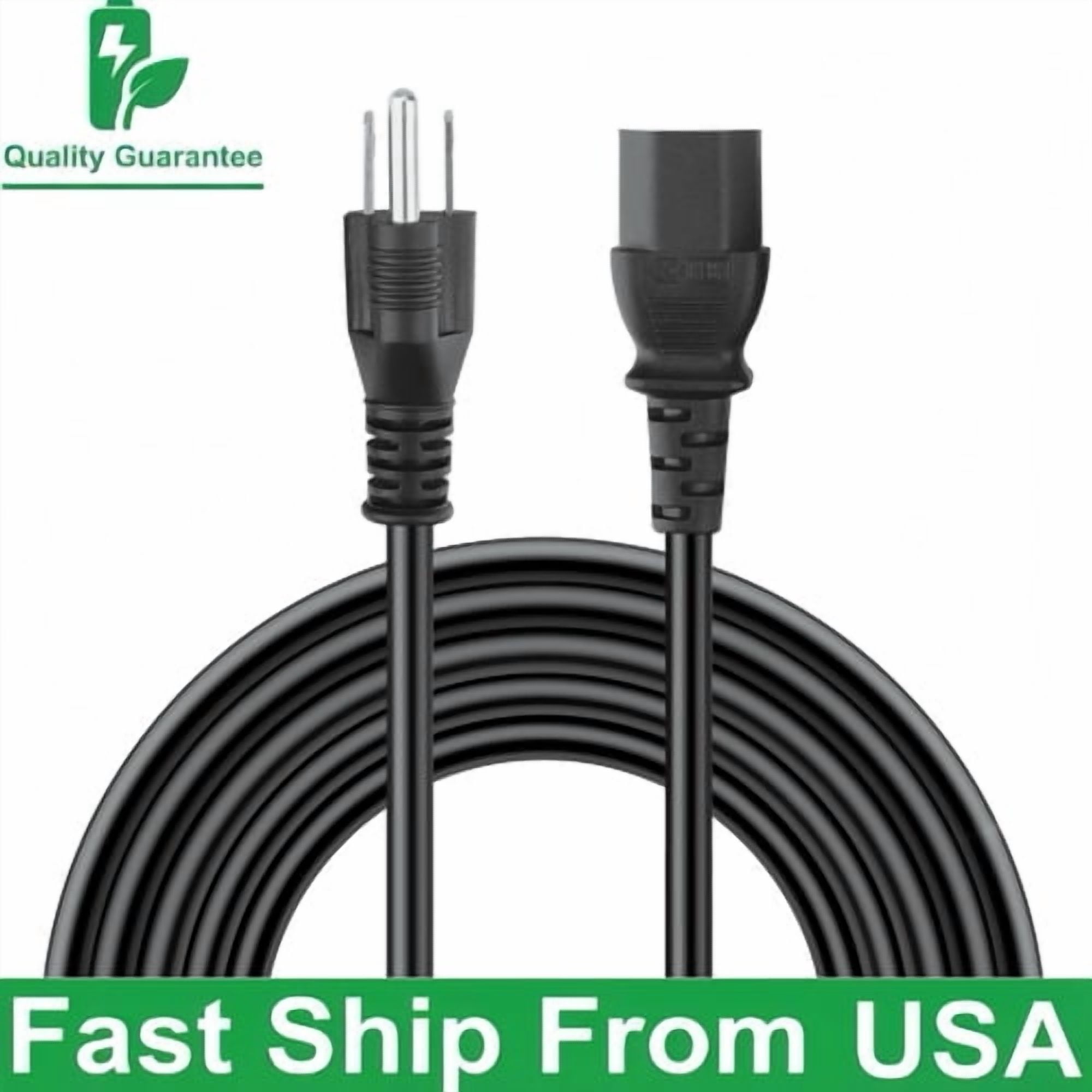 AC Power Cord Cable Compatible with Samsung LN-T2332H LN-T2632H LN