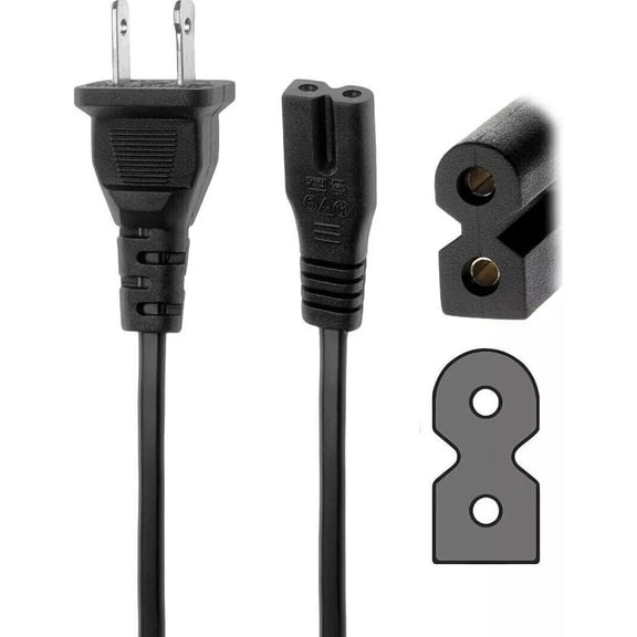 AC Power Cord Cable Plug Compatible with PANASONIC DVD Player Recorder Series K2CB2CB00018