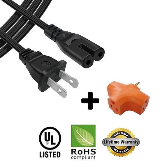 AC Power Cord Cable for Horizon Evolve SG (TM605) Simple Step (TM613) Treadmills - 3ft